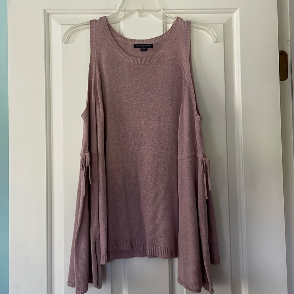 American Eagle Shoulder Cut Out Long Sleeve Sweater